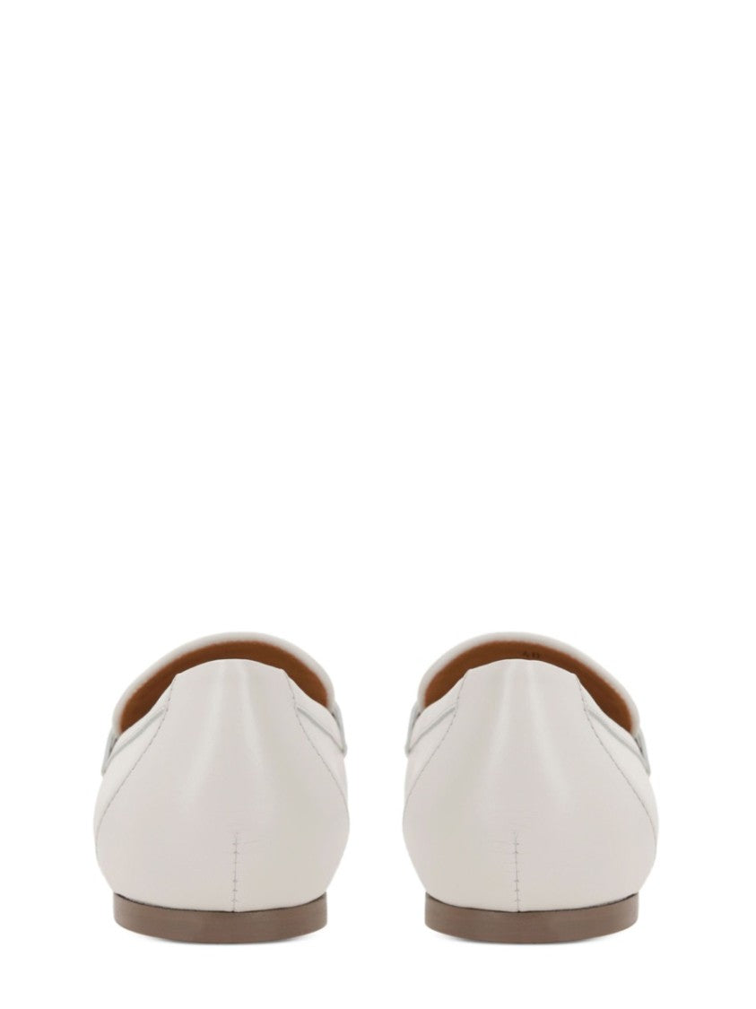 Tod's Leather Moccasins With Pointed Toe