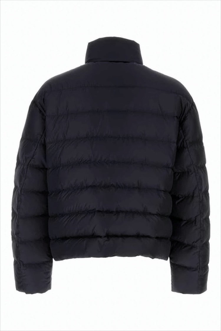 Prada Cropped Down Jacket With High Collar