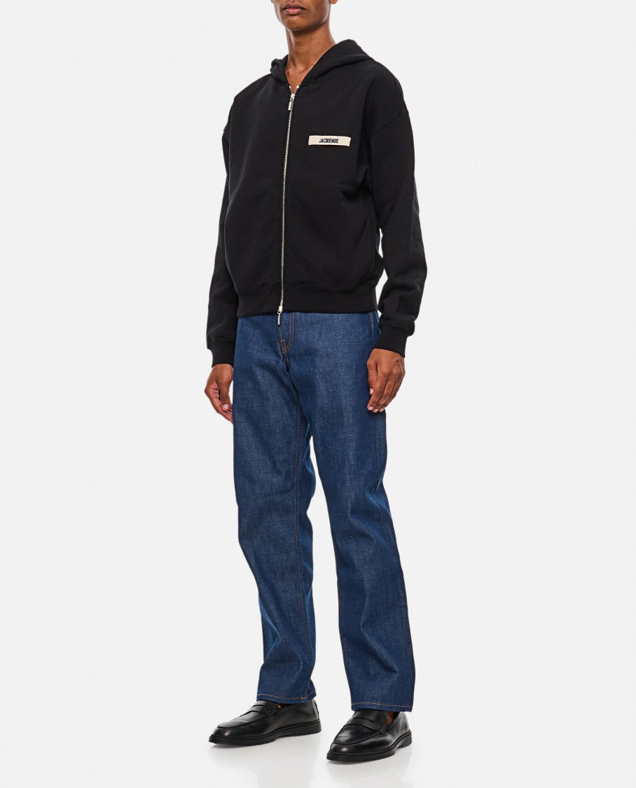 Jacquemus Zipped Cotton Sweatshirt