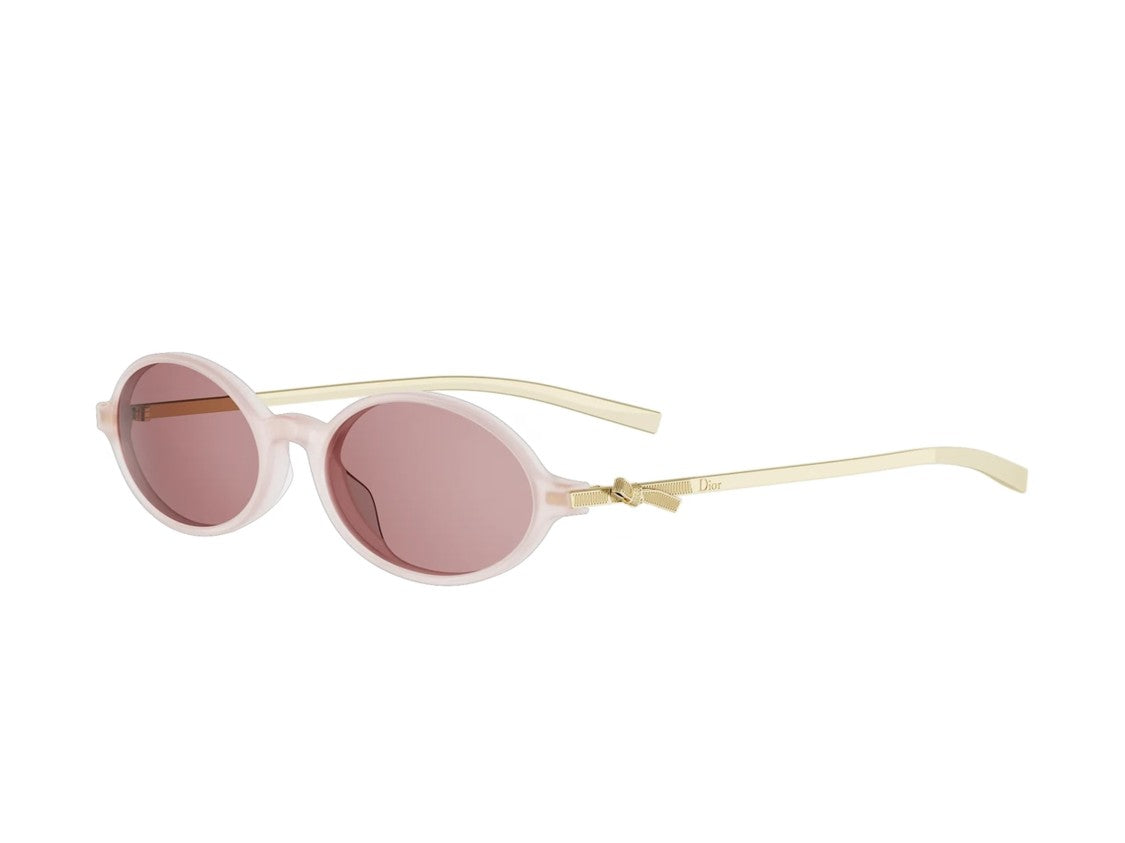 Dior Pink Cd40287i Translucent Gold-Accent Sunglasses