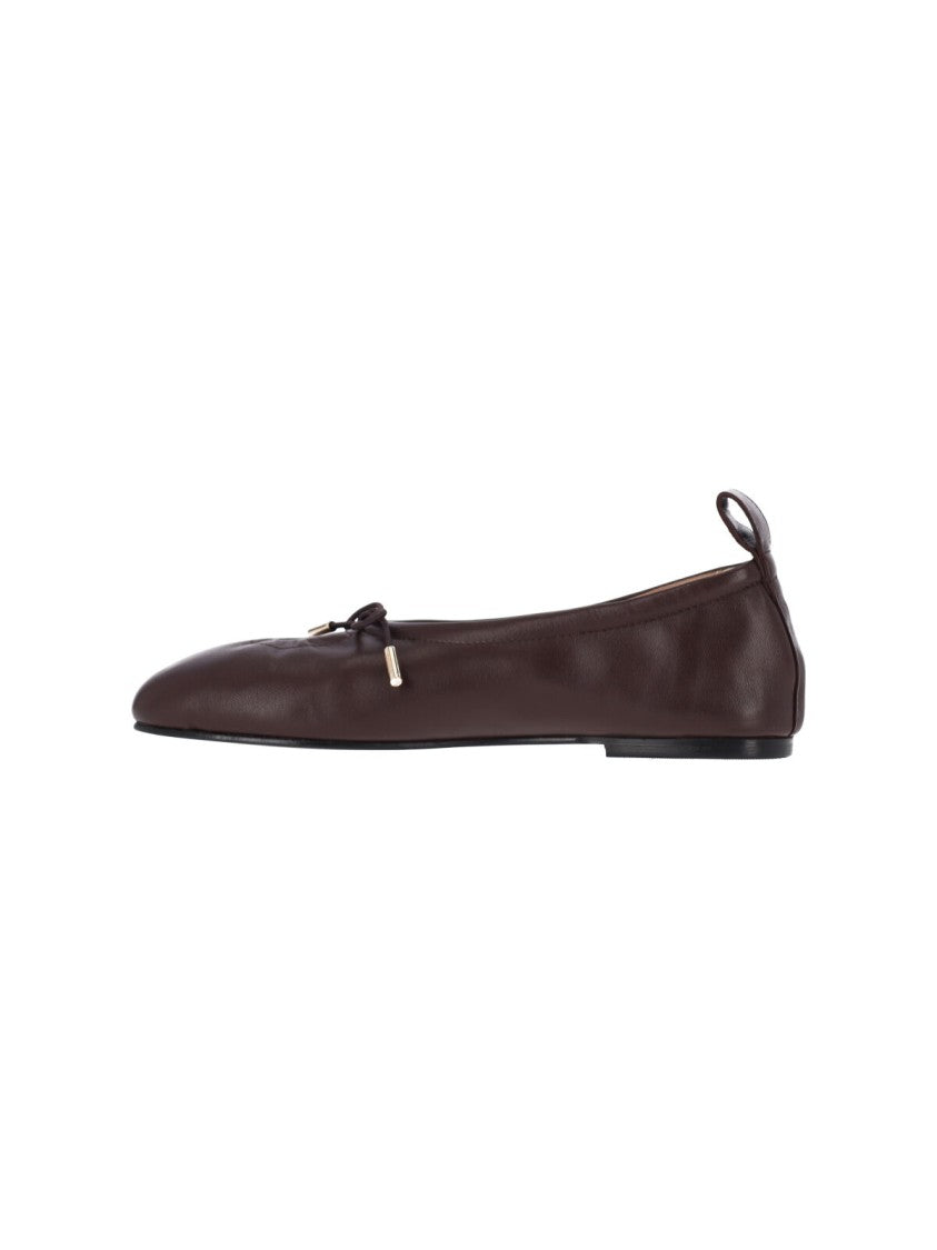 Alohas Brown Rosalind Leather Flats