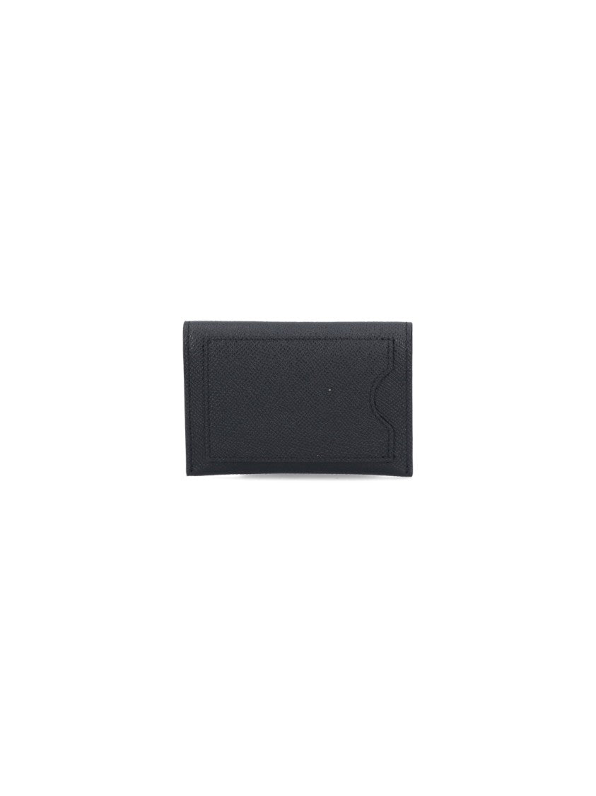 Ferragamo "Fiocco Vara" Card Holder – Black