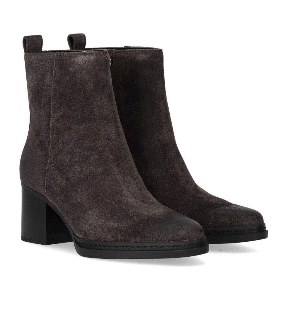 Michael Kors Lex Chocolate Heeled Ankle Boot