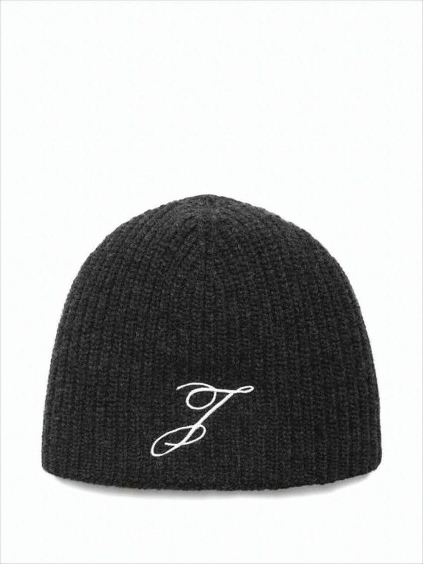 Jacquemus Merino Wool Beanie With Ribbed Texture