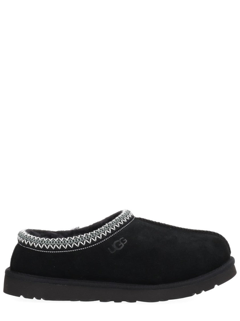 Ugg Slip-On Slipper With Decorative Zigzag Stitch And Textured Sole