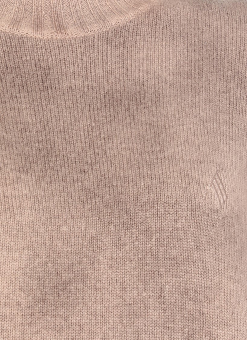 The Attico Asymmetric Wool And Cashmere Blend Sweater