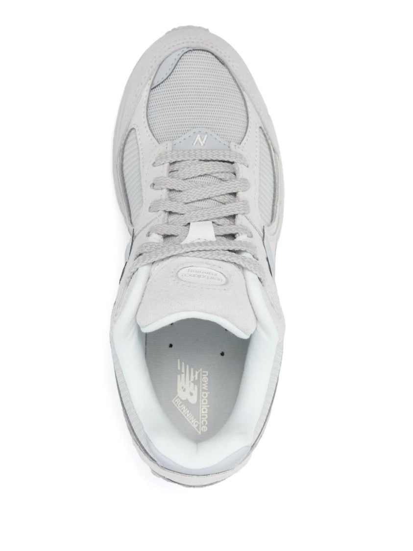 New Balance Monochromatic Gray Sneakers With Mesh