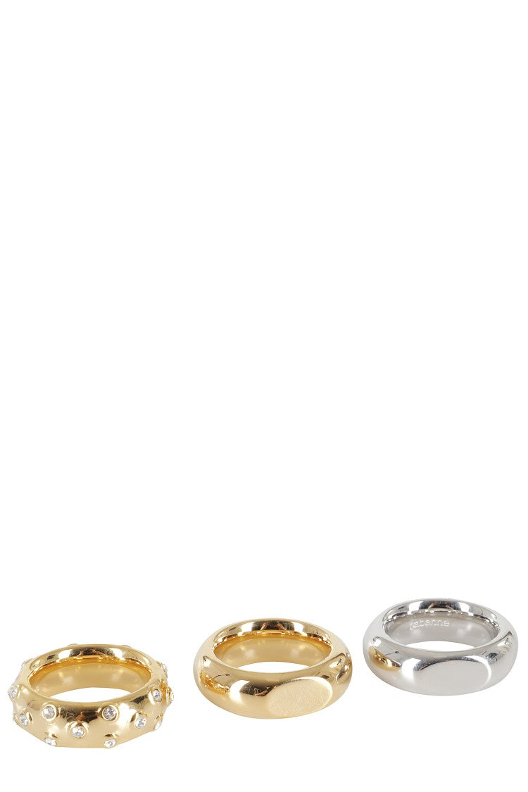 Rabanne Xl Link Ring Set With Bold Oversized Designs