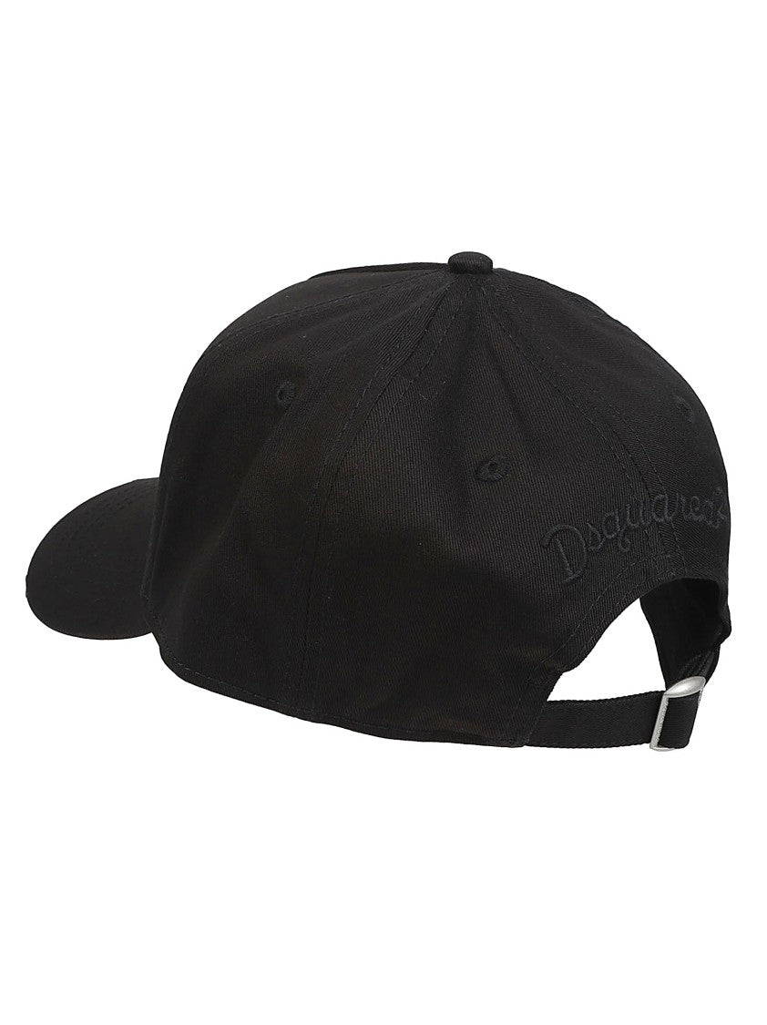Dsquared2 Rebels Structured Cotton Embroidered Cap