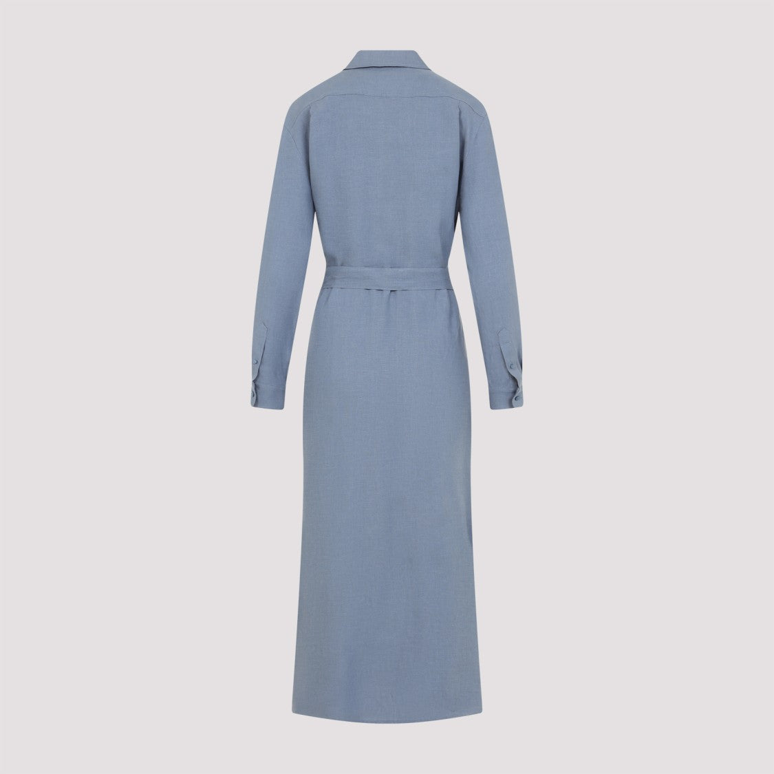 Polo Ralph Lauren Button-Down Linen Maxi Dress With Belted Waist