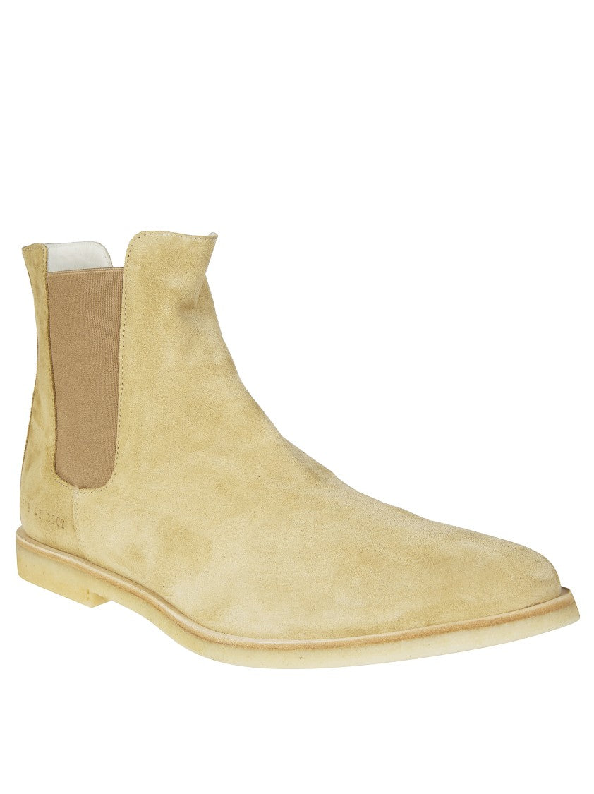 Common Projects Suede Sleek Elastic Panel Boots
