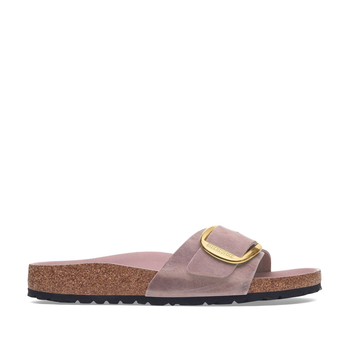 Birkenstock Single-Band Suede Slide Sandal With Anatomical Footbed