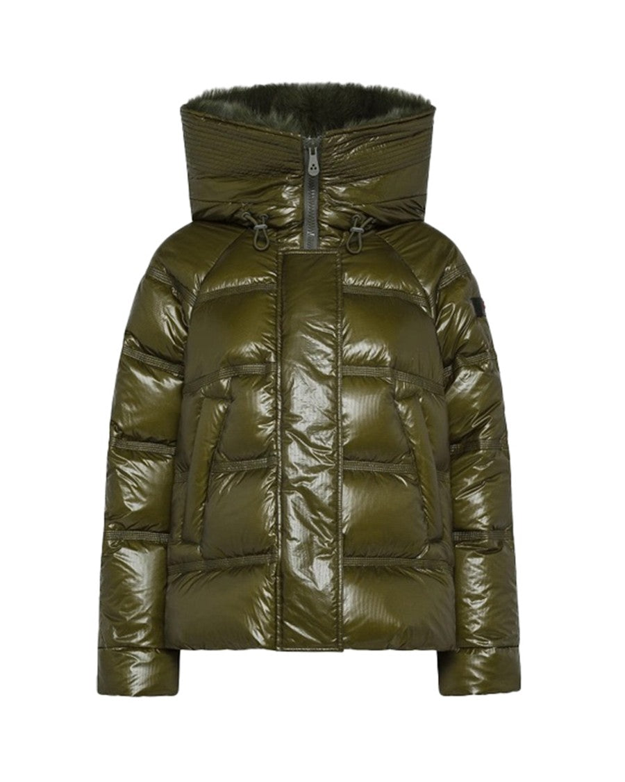 Peuterey Takan Rp Mid Fur Down Jacket, Ivy Green