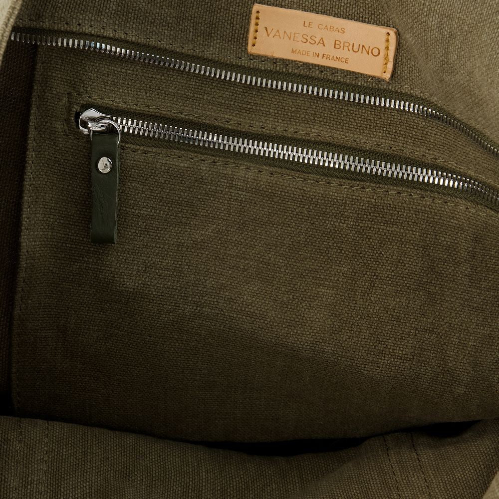 Vanessa Bruno Cabas L Shopper Bag - Kaki