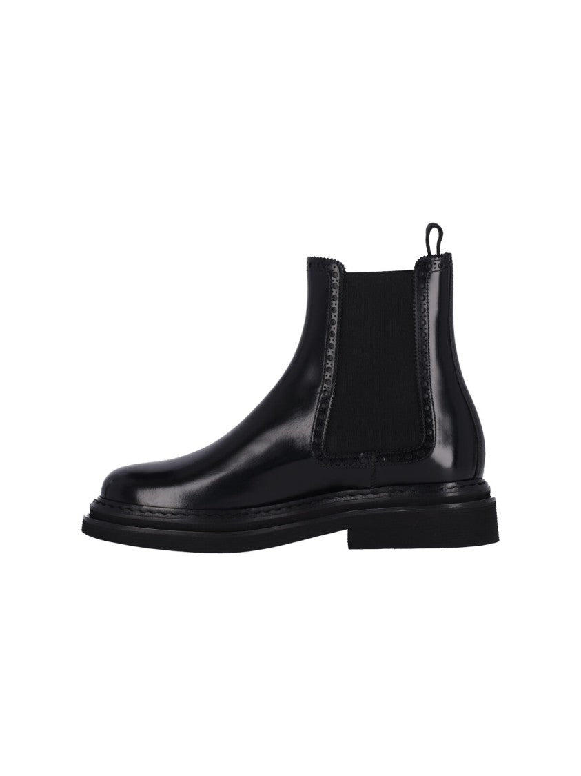 Dolce & Gabbana Chelsea Ankle Boots – Black