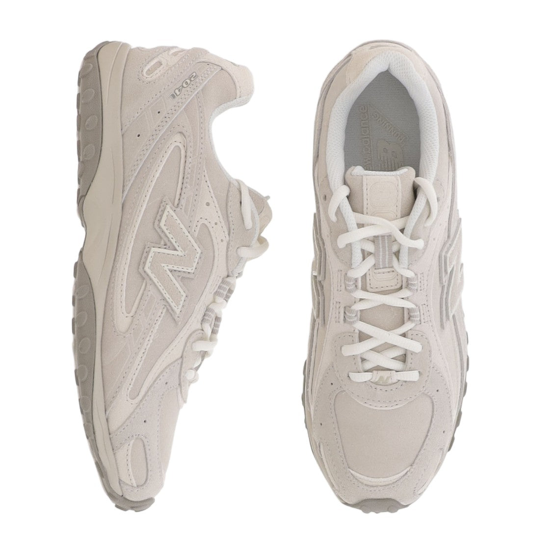 New Balance Beige 204L Panel Suede Mesh Sneakers