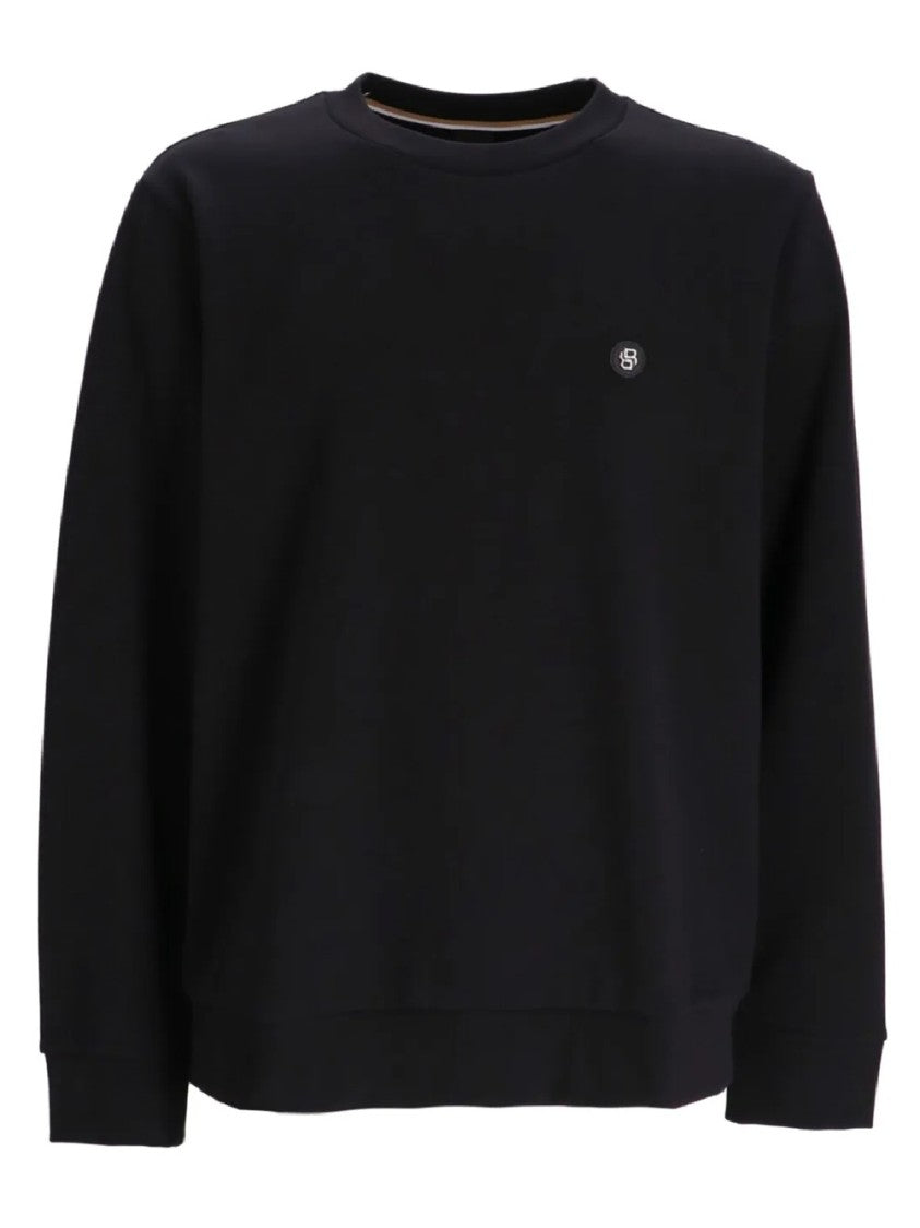 Hugo Boss Classic Black Crewneck Sweatshirt