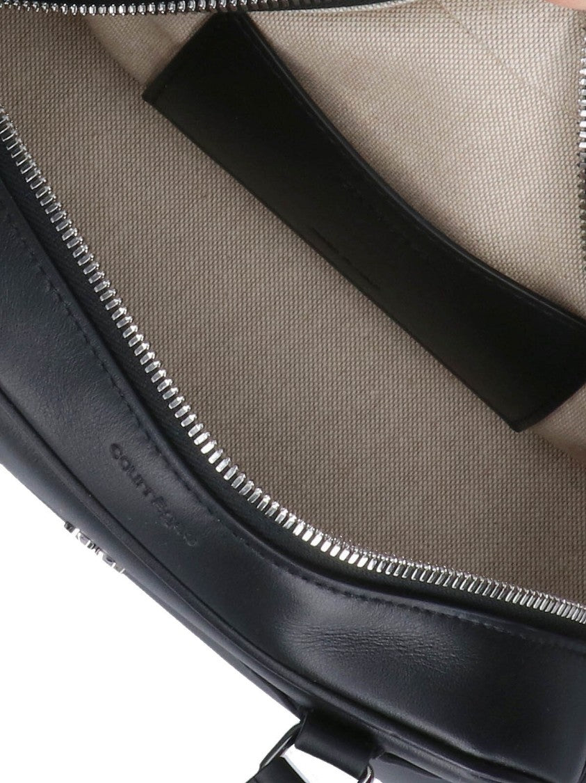 Courrèges "Friday Bowling" Shoulder Bag – Black