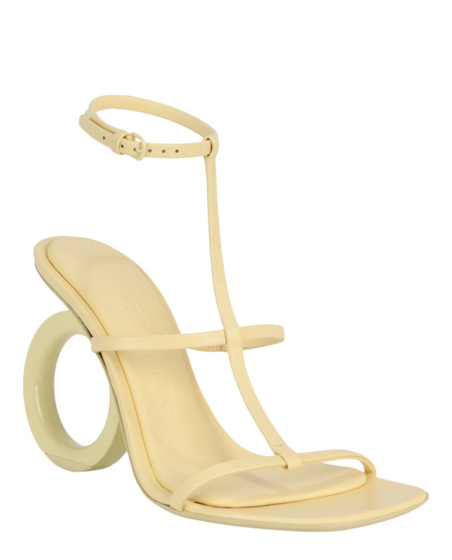 Ferragamo Elina X5 Gancini Logo Heels