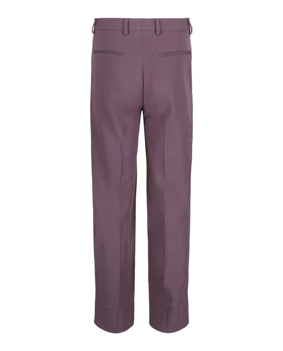 Valentino Pleated Virgin Wool Slacks