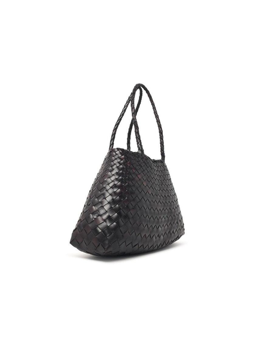Dragon Diffusion 'Santa Croce Big' Dark Brown Leather Bag