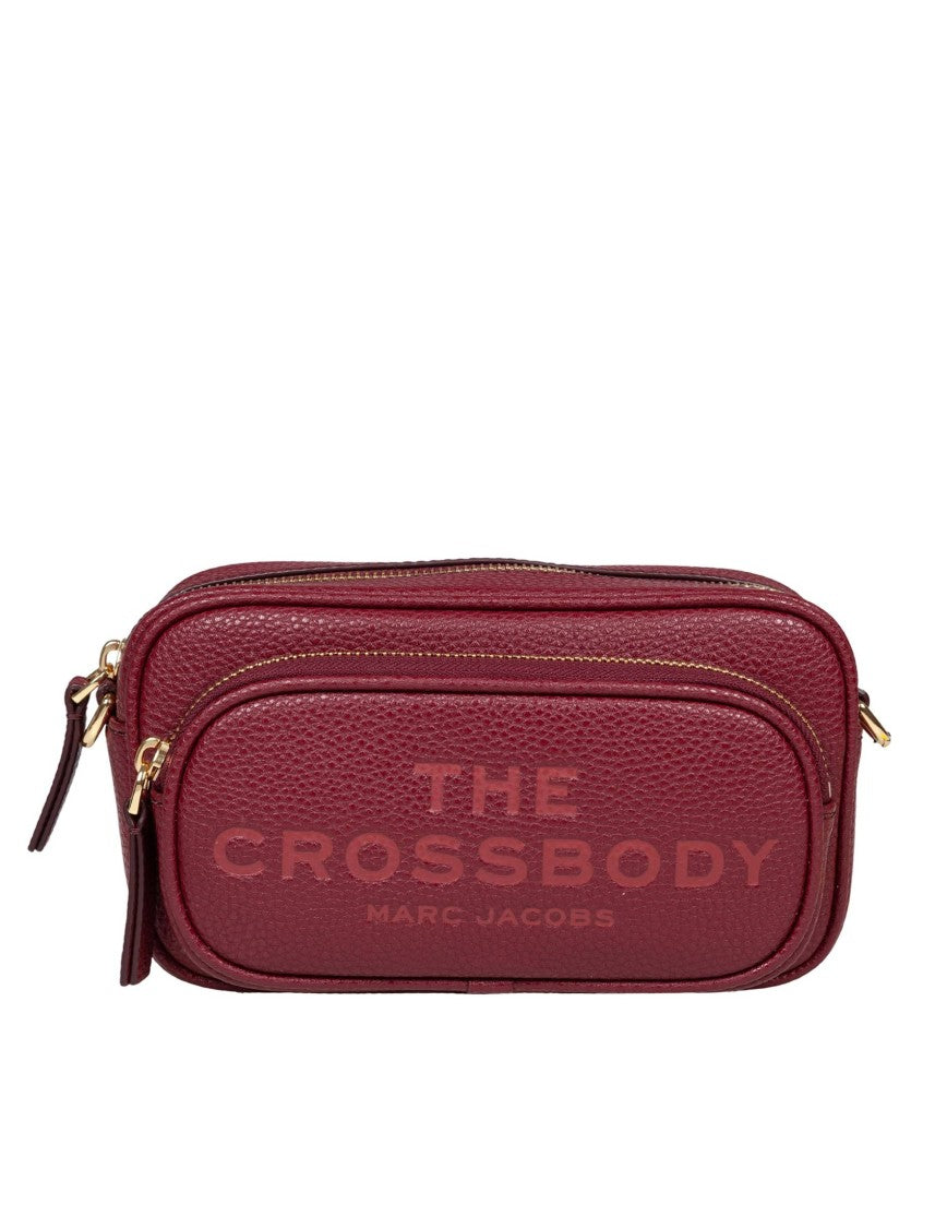 Marc Jacobs The Crossbody Tote Leather Bag Cherry Color