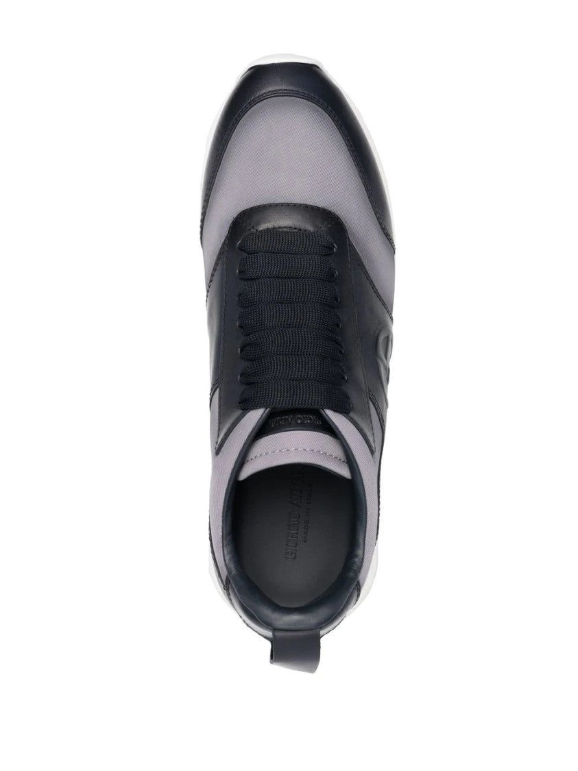 Giorgio Armani Closed Blue Trainers