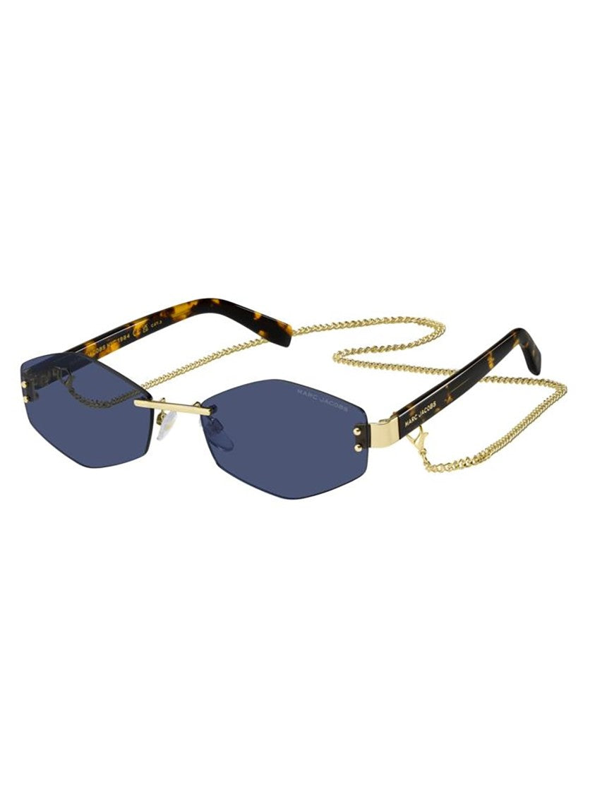 Marc Jacobs Blue Sunglasses, Temple 135Mm, Lens Distance 18Mm