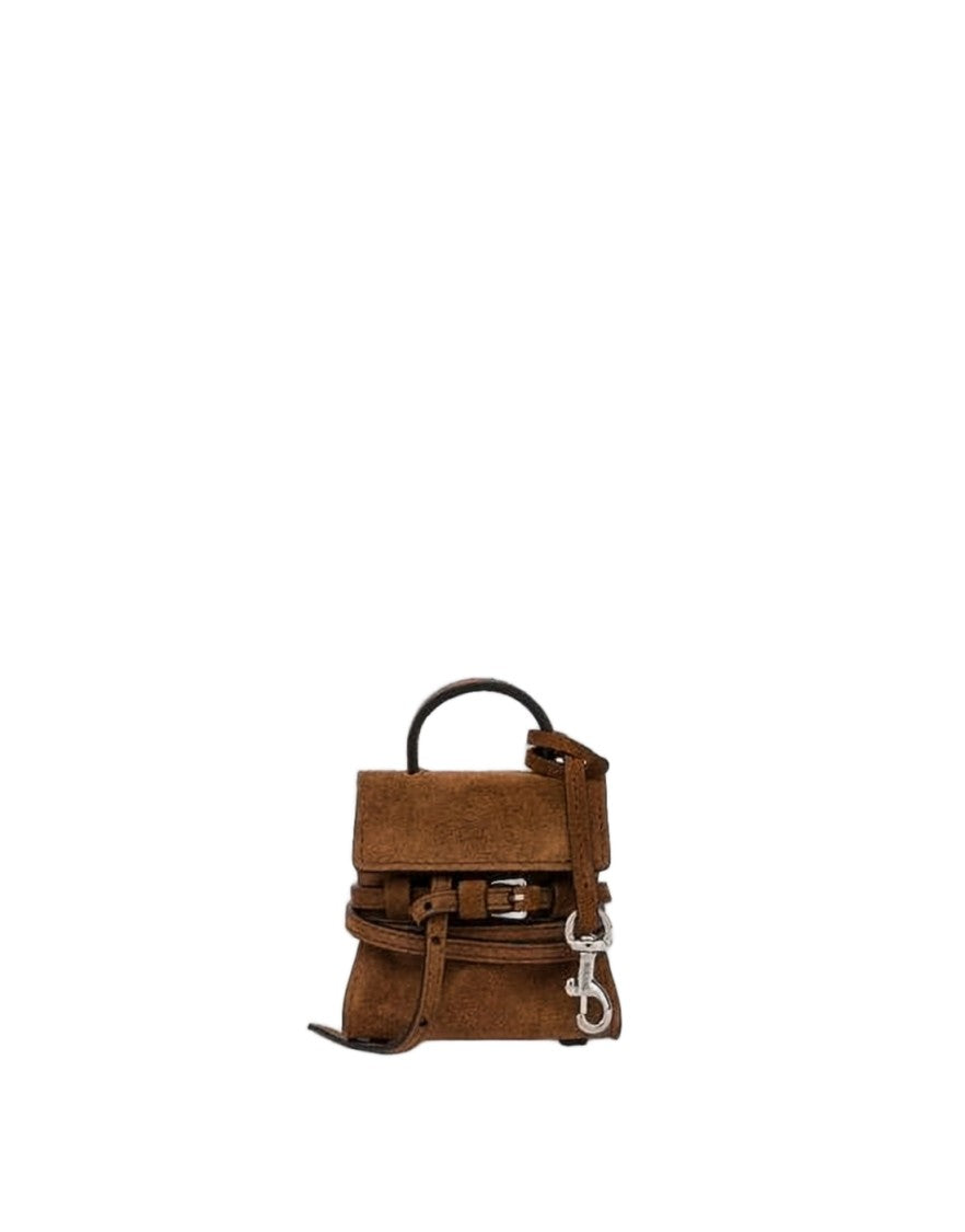 Moschino Compact Brown Calf Leather Tote Bag