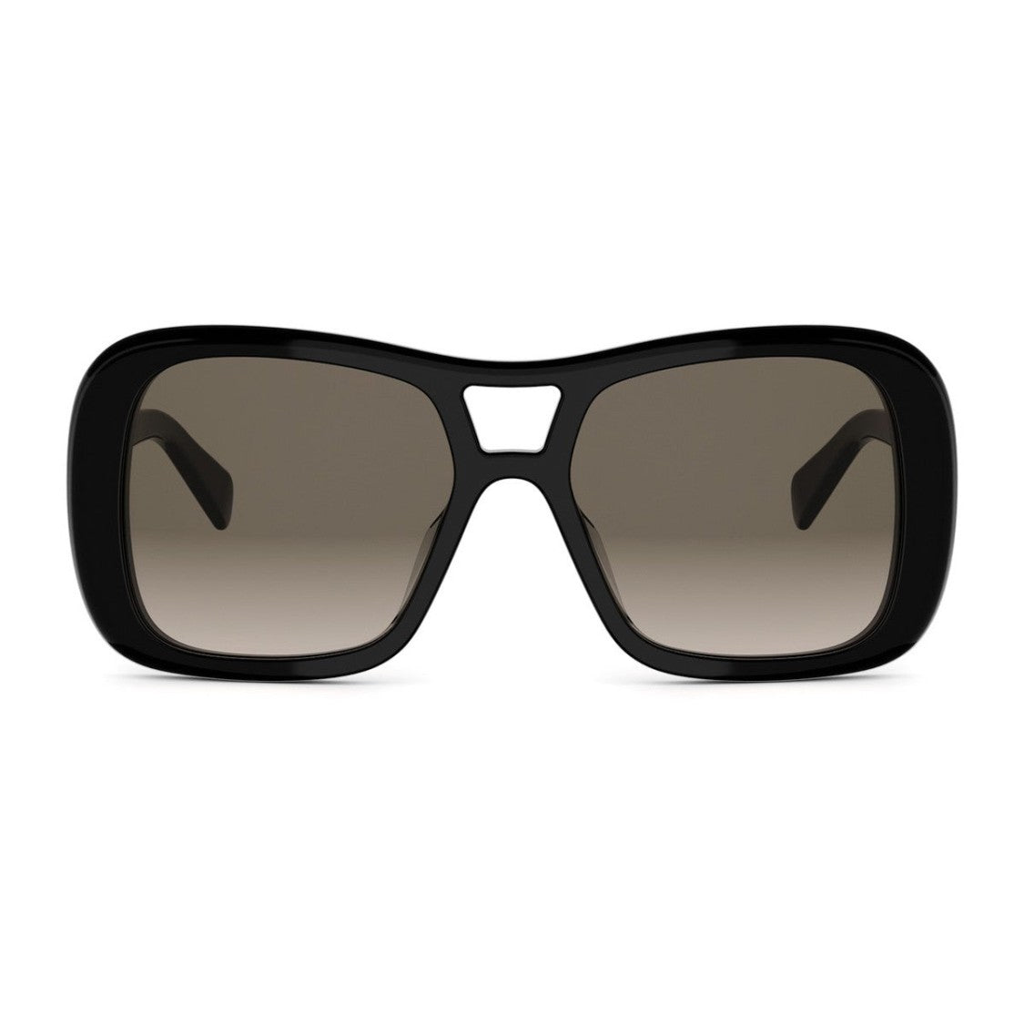 Celine Black Triomphe Acetate Pilot Sunglasses