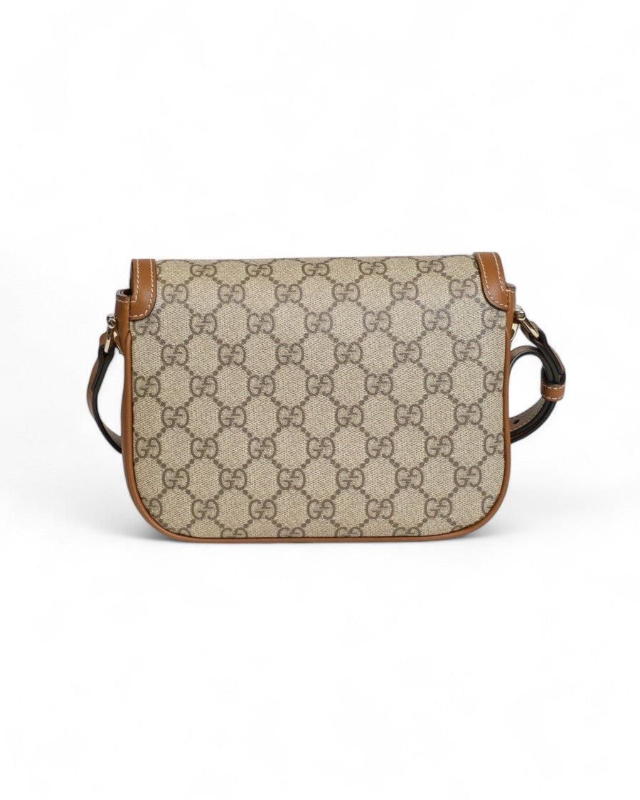 Gucci Horsebit 1955 Mini Gg Supreme Marrone