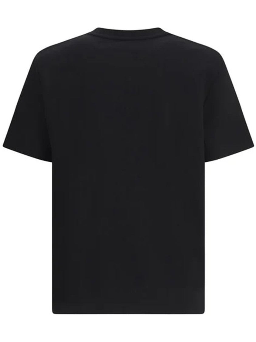 Balmain Black Loose Ss Boxy Logo T-Shirt