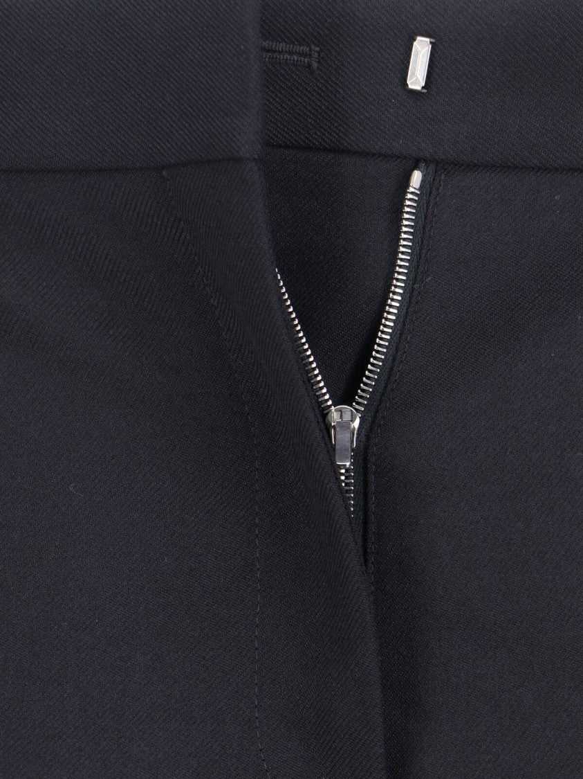Calvin Klein Tailored Straight-Leg Trousers With Front Pleats