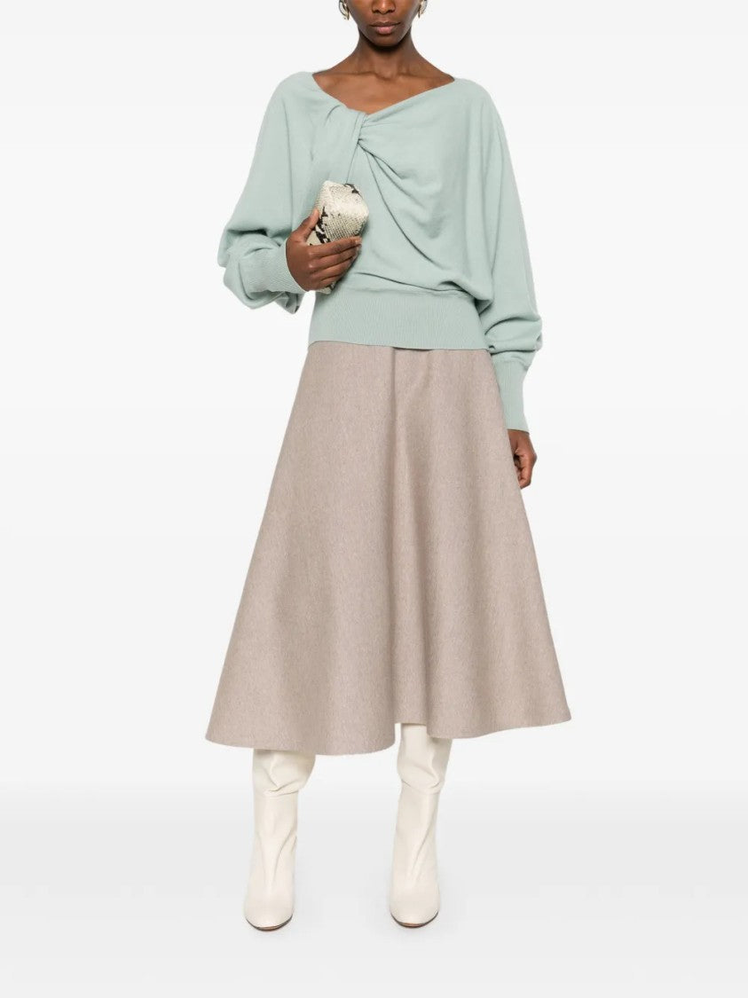 Alberta Ferretti Classic Knit Timeless Design Fitted Sweater