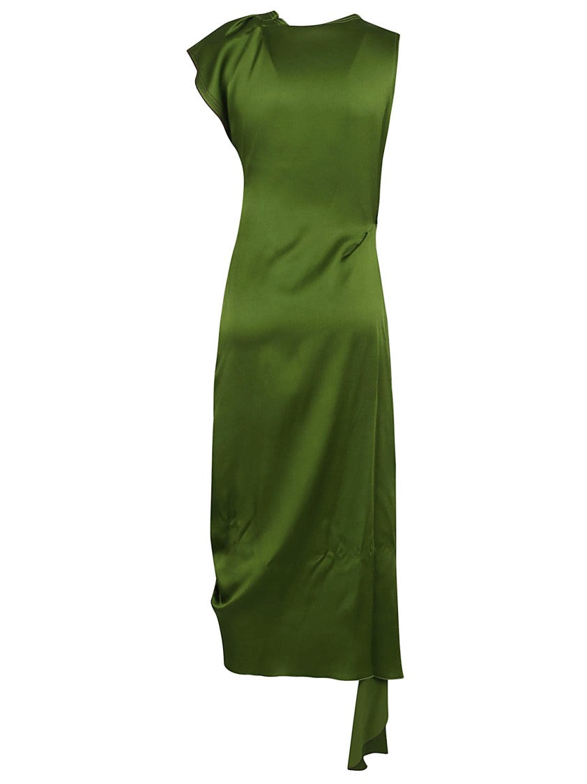 Victoria Beckham Asymmetrical One-Shoulder Evening Dress