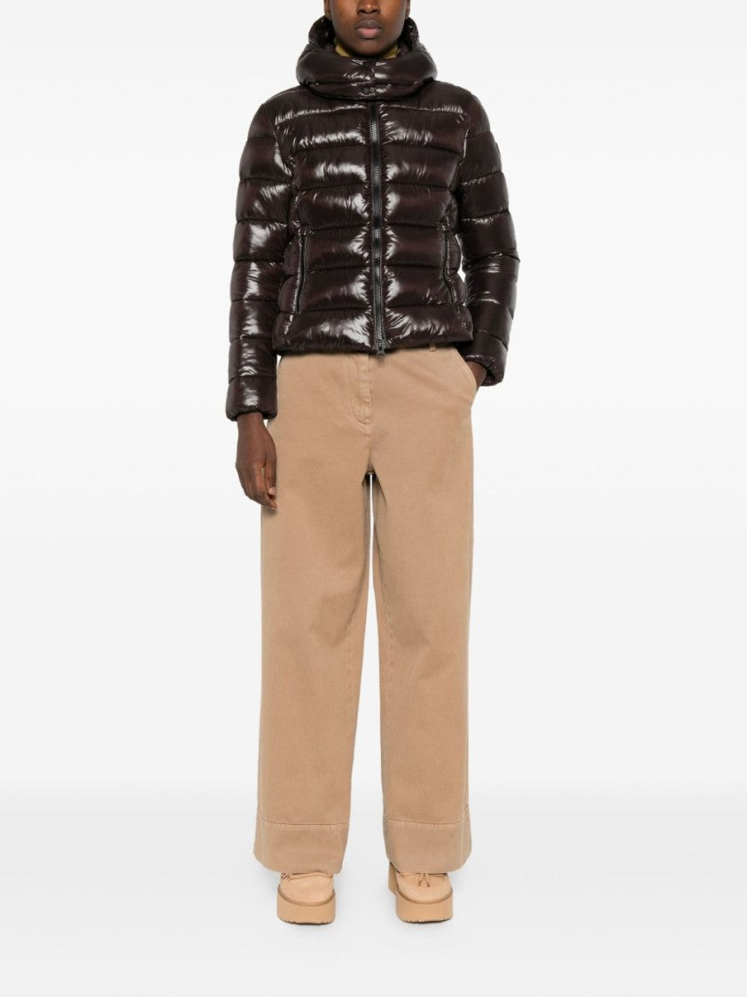 Save The Duck Quilted Jacket With Hood And Cropped Fit