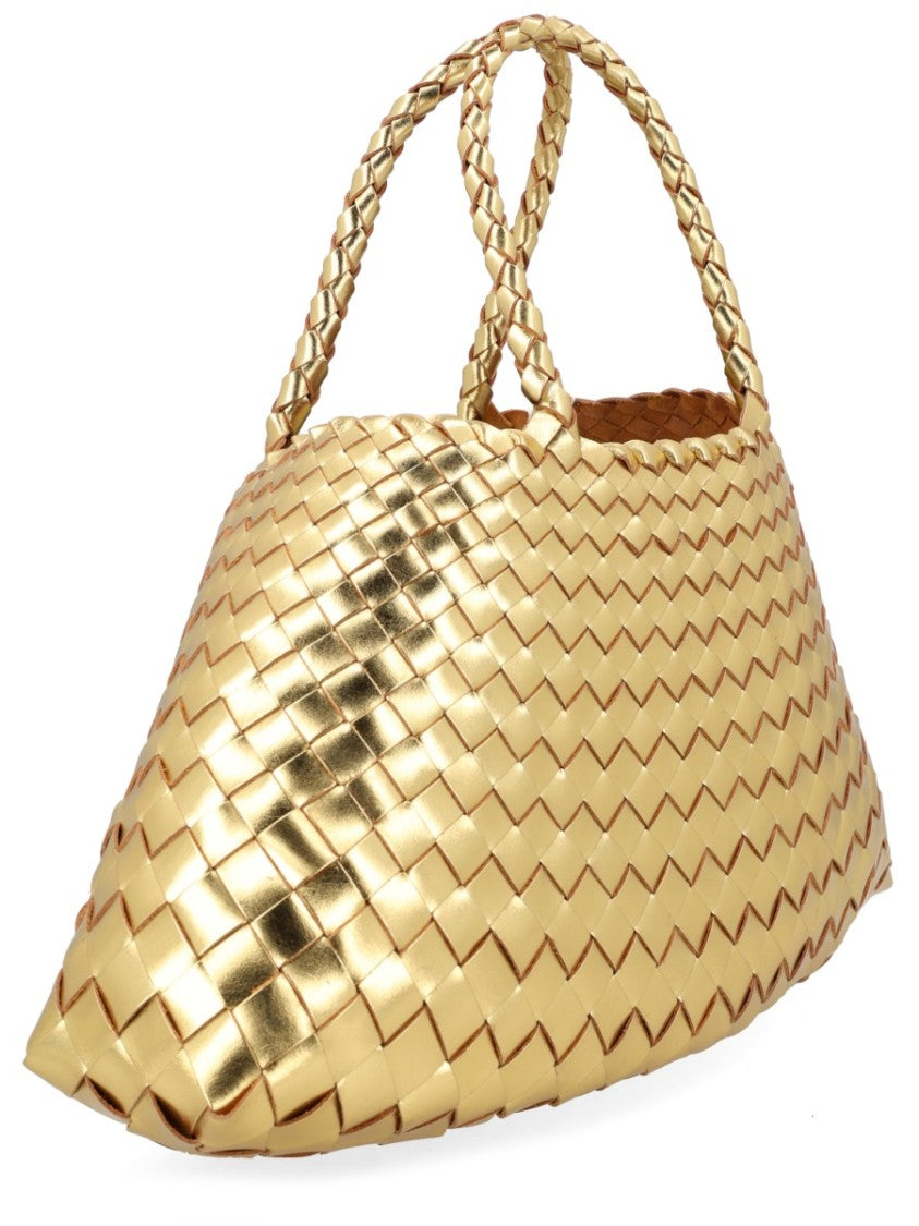 Dragon Diffusion Santa Croce Woven Leather Handbag