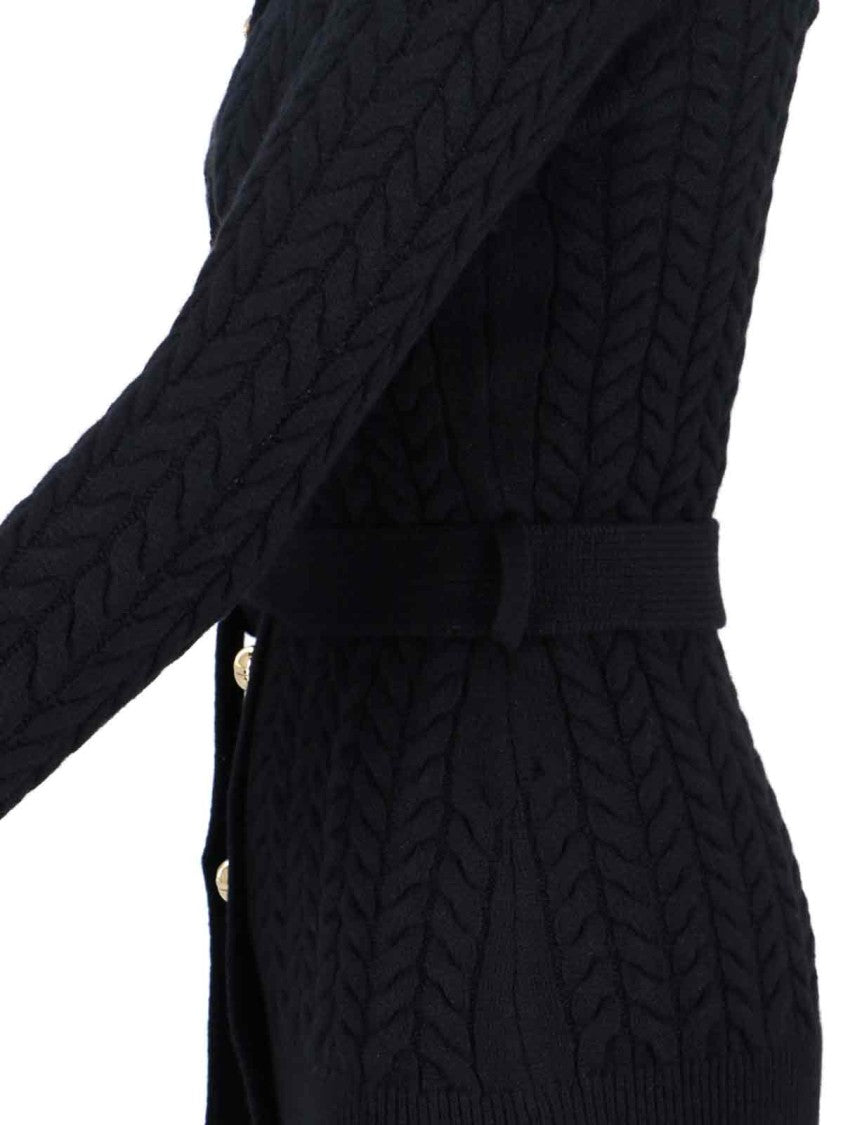 Patou Classic Black Cardigan With Timeless Design