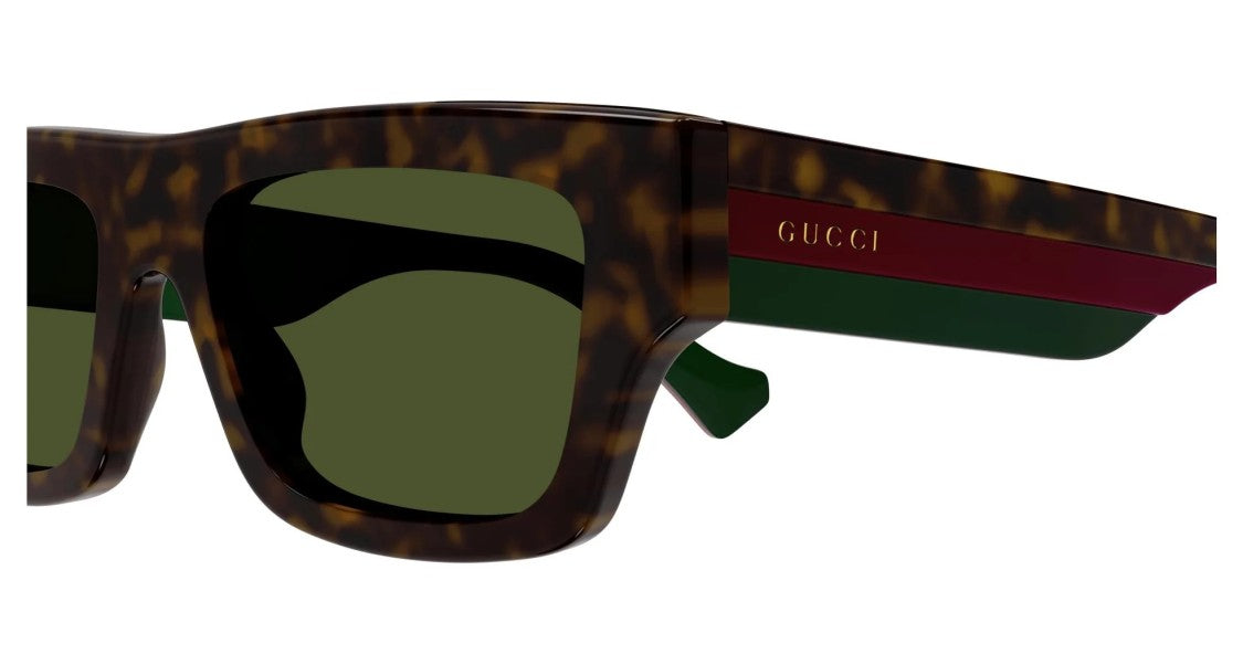 Gucci Sunglasses Gg1301s 002 Havana Havana Green 55/19/145