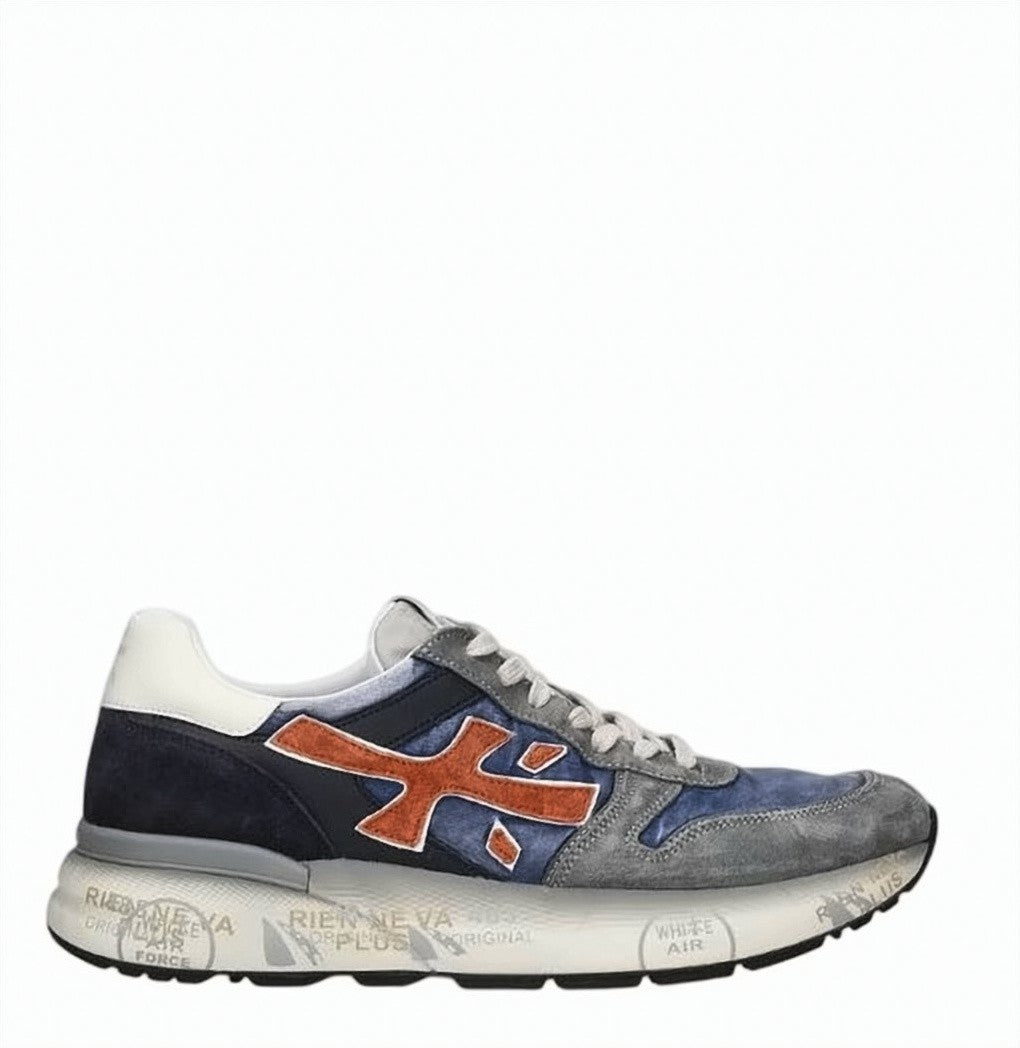 Premiata Suede Trim Lace Up Sneakers