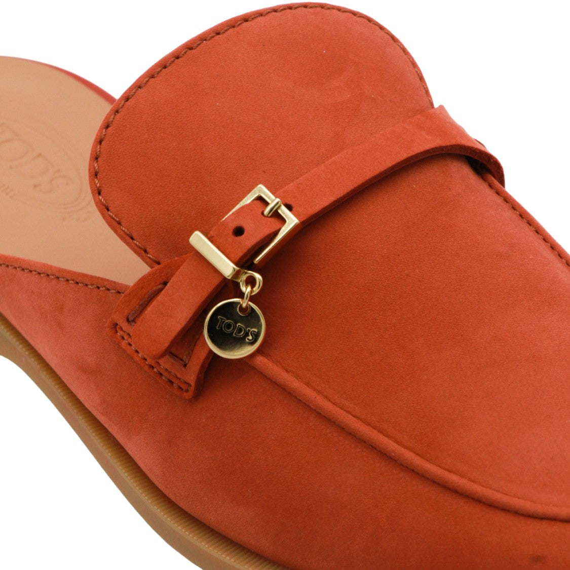 Tod's Slip-On Flats With Elegant Strap Detail