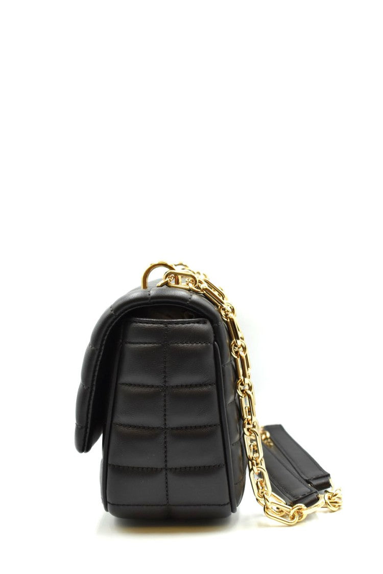 Michael Kors Quilted Black Leather Shoulder Bag