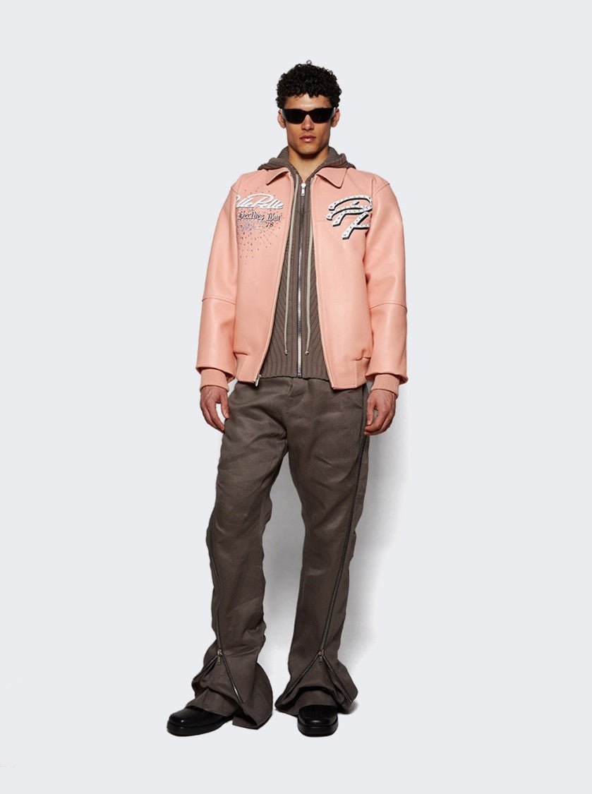 Rick Owens Zipped Hoodie Sweater Dust