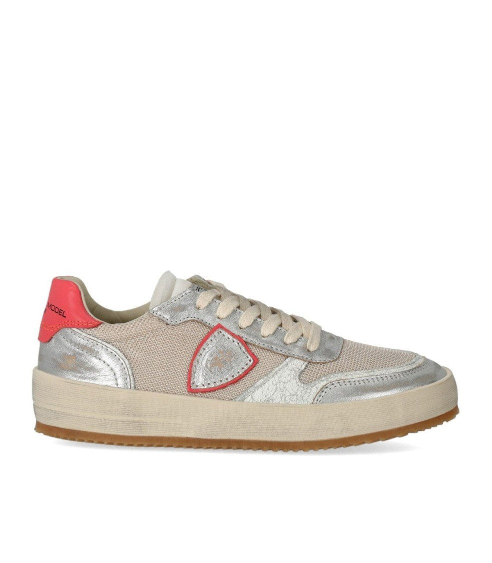 Philippe Model Nice Beige Coral Sneaker