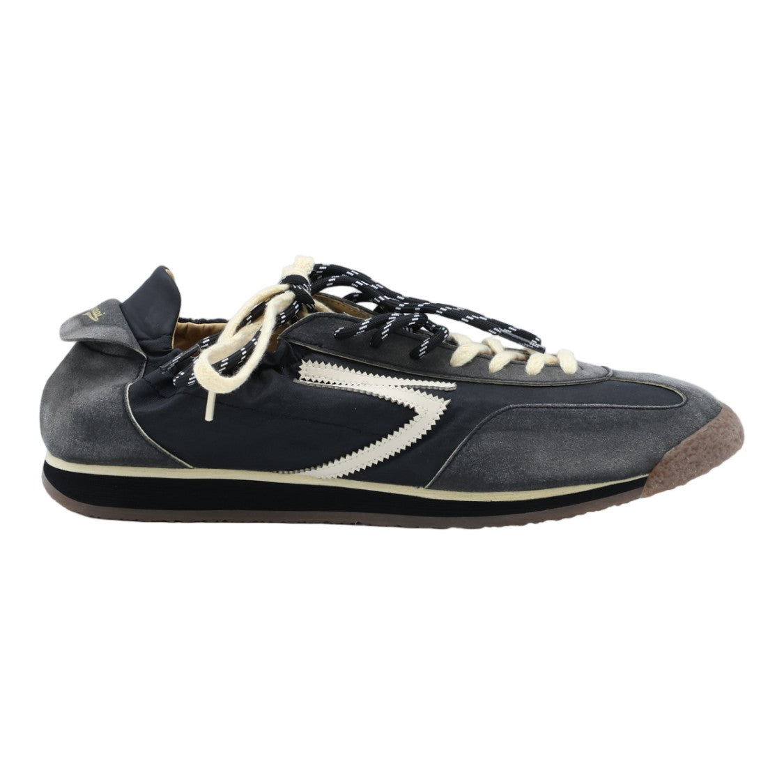 Puraai Textured Zigzag Low-Profile Sneakers