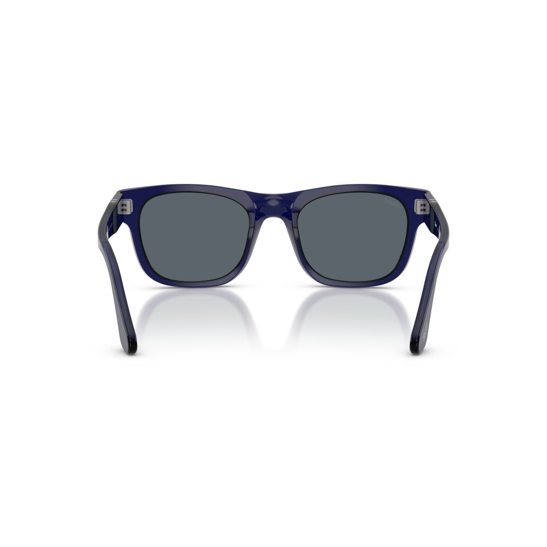 Persol 0Po3269s Bold Rectangular Acetate Sunglasses With Silver Arrow Detail