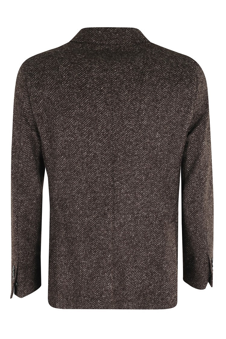 Breras Milano Textured Herringbone Napoli Jacket
