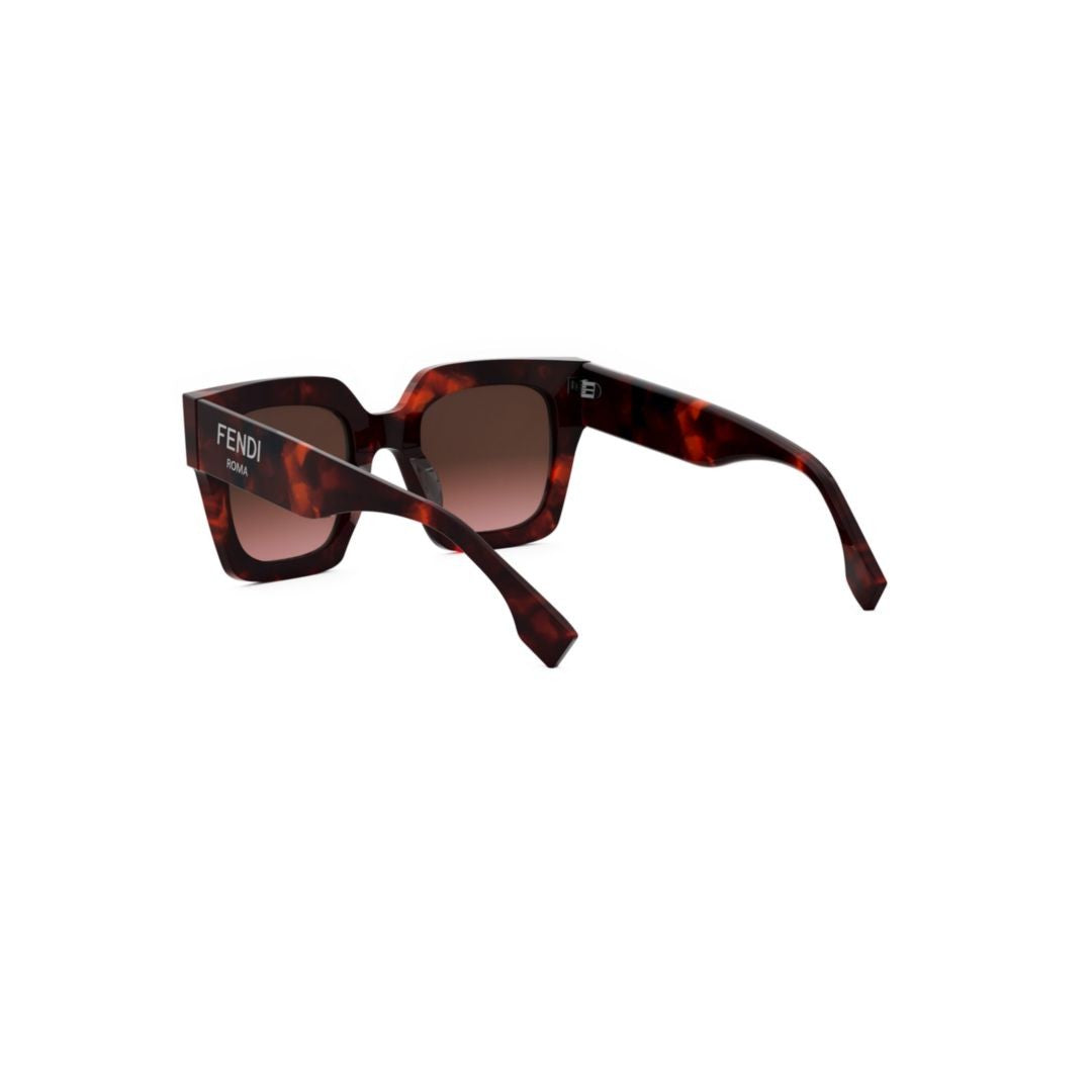 Fendi Fe40101i Oversized Tortoiseshell Acetate Sunglasses