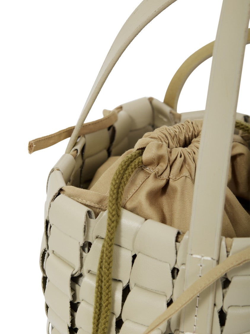 Dragon Diffusion Woven Bucket Bag With Sturdy Handles