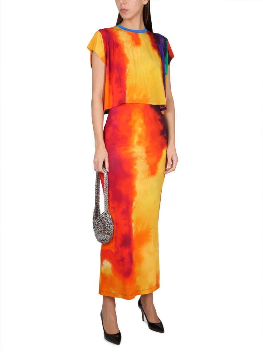 Paco Rabanne Tie-Dye Pattern T-Shirt